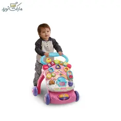 واکر آموزشی موزیکال Vtech صورتی