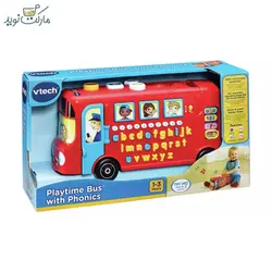 اتوبوس موزیکال Vtech رنگ قرمز