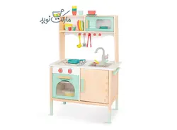 ست آشپزخانه چوبی با لوازم سری B Toys