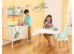 ست آشپزخانه چوبی با لوازم سری B Toys