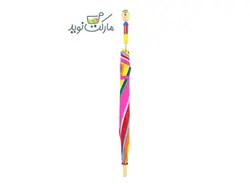 چتر بزرگ پیکاردو با کلاه سبز سری رنگین کمانی