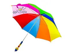 چتر بزرگ پیکاردو با کلاه آبی سری رنگین کمانی