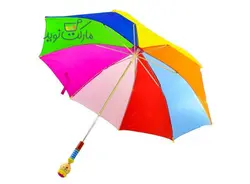 چتر بزرگ پیکاردو با کلاه زرد سری رنگین کمانی