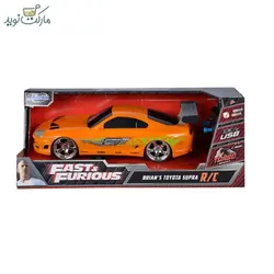 ماشین کنترلی تویوتا Supra برایان مقیاس 1:16 سری Fast & Furious
