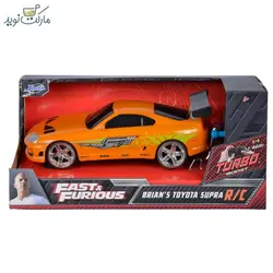 ماشین کنترلی تویوتا Supra برایان مقیاس 1:24 سری Fast & Furious