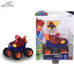 موتور 4 چرخ گروه شب نقاب مدل Owlette سری Mega Wheelz