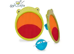 راکت توپ گیر Velcro Ball طرح قورباغه