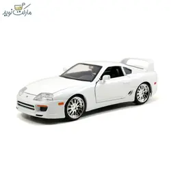 ماشین فلزی تویوتا Supra سفید سری Fast & Furious مقیاس 1:24