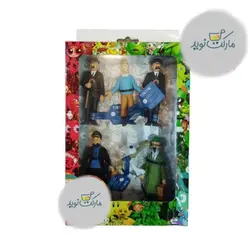 پک عروسک شخصیت‌های کارتون تن‌تن