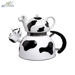 کتری قوری طرح گاو مشکی