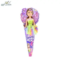 عروسک قیفی پری اسپارکل سری Fairy با لباس سبز