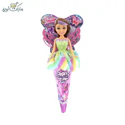 عروسک قیفی پری اسپارکل سری Fairy با لباس سبز