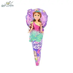 عروسک قیفی پری اسپارکل سری Fairy لباس صورتی