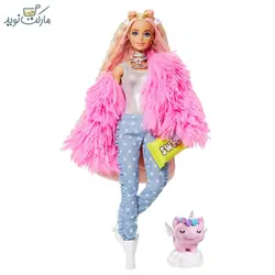 عروسک باربی Pink Coat سری Extra