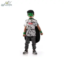 ماسک،شنل و مچ‌بند مدل هالک