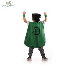 ماسک،شنل و مچ‌بند مدل هالک