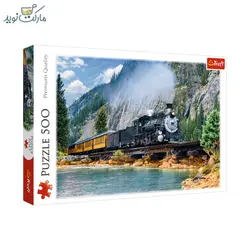 پازل 500 تکه ترفل قطار در مسیر کوهستانی