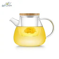 قوری شیشه‌ای با صافی بنتاتی مدل BN1683