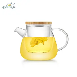 قوری شیشه‌ای با صافی بنتاتی مدل BN1682