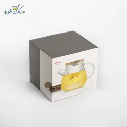 قوری شیشه‌ای با صافی بنتاتی مدل BN1682
