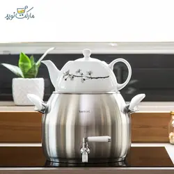 ست کتری و قوری شکوفه‌شب بنتاتی مدل BN1951