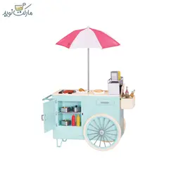 ست چرخ هات‌داگ فروشی OG