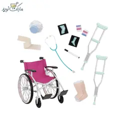 ست ویلچر و مراقبت بیمار عروسک‌‌های OG