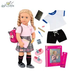 عروسک‌ OG مدل Hally دانش‌آموز با کتاب