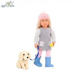 عروسک‌ OG مدل Meagan با سگ