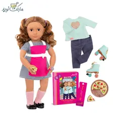 عروسک‌ OG پیشخدمت مدل Isa با کتاب