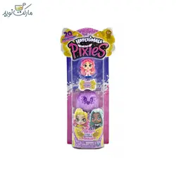 عروسک دوتایی هچیمال مینی پیکسی مدل Butterfly Leah سورپرایز‌ دار