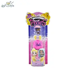عروسک دوتایی هچیمال مینی پیکسی مدل Flrefly Zaya سورپرایز‌ دار