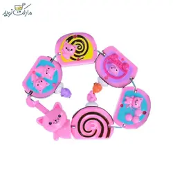 دستبند درخشان معطر Swiss Roll Kittens سری Treatz