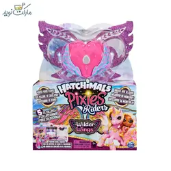 عروسک هچیمال پیکسی مدل قلب صورتی سورپرایزی سری Wilder Wings