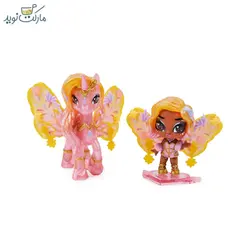 عروسک هچیمال پیکسی مدل قلب طلایی سورپرایزی سری Wilder Wings