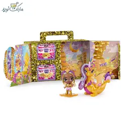 عروسک هچیمال پیکسی مدل قلب زرد بال صورتی سورپرایزی سری Riders