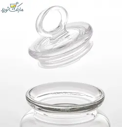 بانکه لیمون مدل روستیک شیشه‌ای سایز 4