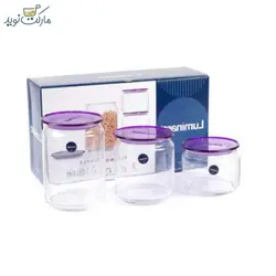 ست بانکه شیشه‌ای لومینارک مدل پلانو