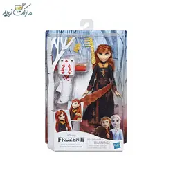 عروسک آنا با دستگاه بافت مو