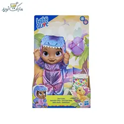 عروسک بیبی الایو Dino Cuties با لباس بنفش