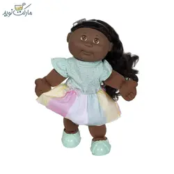 عروسک Cabbage سیاهپوست با پیراهن سبز