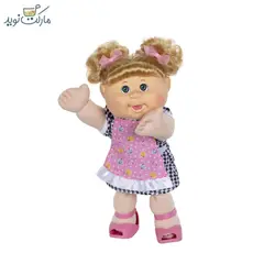 عروسک Cabbage بلوند با پیشبند آشپزی صورتی