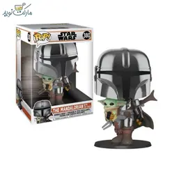فیگور مندلورین با بیبی یودا 380 فانکو پاپ