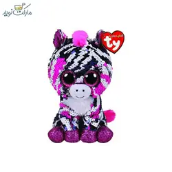 عروسک گورخر پولکی مدل TY 6729