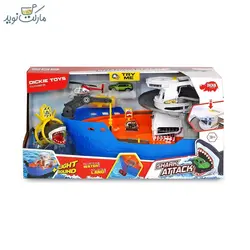 ست کشتی شکار کوسه با ماشین و هلیکوپتر