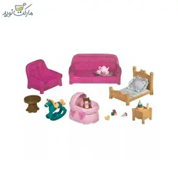 ست لوازم خانه و اتاق کودک عروسک‌های خانواده Li’l Woodzeez