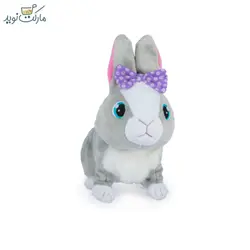 خرگوش بتسی رباتیک با پاپیون بنفش