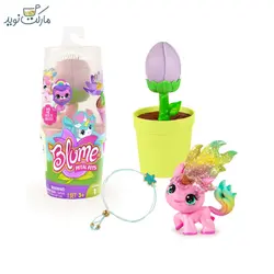 عروسک گلدونی سورپرایزی بلوم بنفش کمرنگ