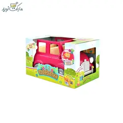 ماشین صورتی عروسک‌های خانواده Li’l Woodzeez