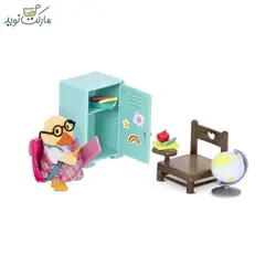 ست لوازم مدرسه عروسک‌های خانواده Li’l Woodzeez